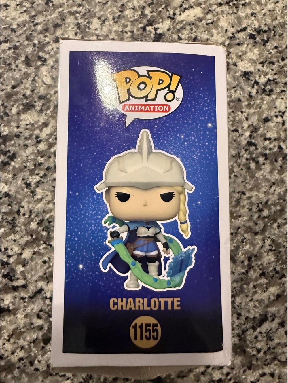Funko Pop Charlotte #1155 Black Clover GITD Chalice Exclusive - Box Damage - Picture 4 of 9